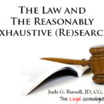 “The Legal Genealogist” Judy Russell on the law, courts, and finding females